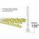 DRILLFORCE 21pcs HSS Jobber Length Titanium Coated Twist Drill Bits Set 1/16" -3/8" in Metal Box