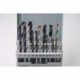 DRILLFORCE,18pcs Combination Drill Set (HSS Drill Bits, Brad Point Wood Drill, Masonry Drill.）