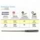 SDS Plus Rotary Drill Bits, 5/32 inch -1/4 inch, Hex Shank, Pack of 5