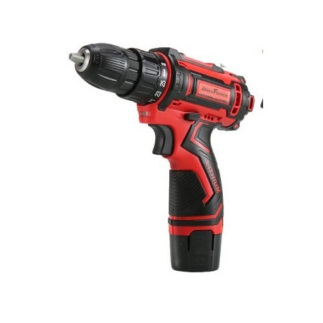 DRILLFORCE Cordless Drill Electric Screwdriver Electric Hammer Drill parafusadeira a bateria DIY Household Electric Tool