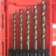 DRILLFORCE 13PCS/Set 1.5-6.5mm Cobalt Drill Bits High Speed Steel HSSCO M35 Twist Drill Bits For Stainless Steel Iron Metal Wood