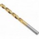 DRILLFORCE 1/16 inch to 1/2 inch, HSS 4241 Titanium Coated Twist Drill Bits, Pack of 10