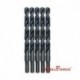 DRILLFORCE 5/16"-1/2" M2 Black High Speed Steel General Jobber Drill Bits for Metal