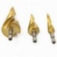 4-12, 4-20, 4-32mm HSS Step Drill Bits Set Spiral Grooved Center Core Hole Cutter Hex Drill Titanium Cone Drill Bit